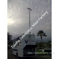 Vehicle Rear Mounted Telescopic Mast